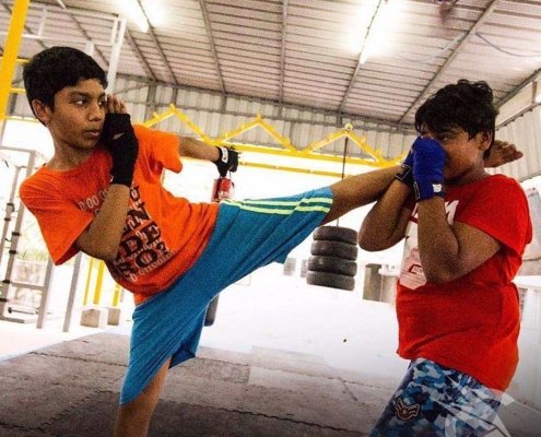 Kids Mixed Martial Arts Class - High Kick