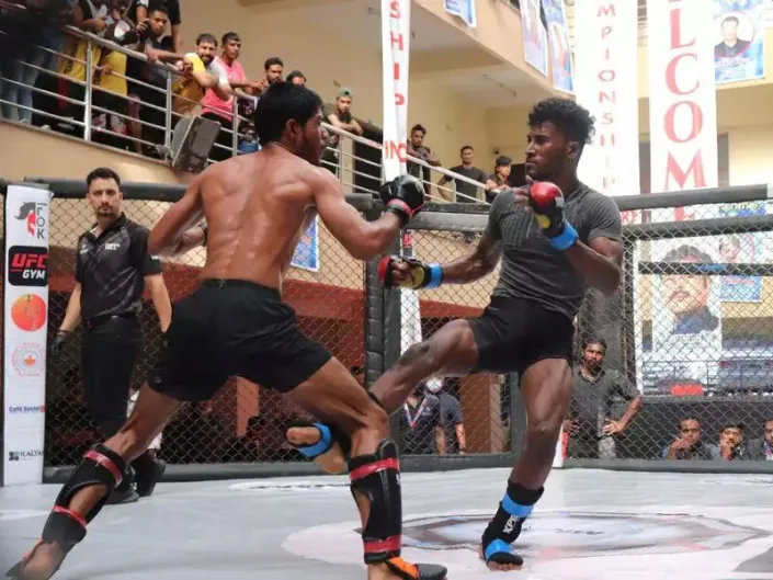 Fighters trained at Combat Kinetics Core Combat MMA Classes in Chennai competing Fighters trained at Combat Kinetics Core Combat MMA Classes in Chennai competing