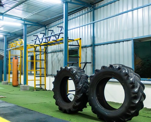 Equipment at Combat Kinetics Vanagaram MMA Fitness Boxing Training Chennai